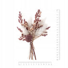 Suszone kwiaty mini bukiet zestaw gałązek dpCraft naturalne scrapbooking do stroików, wianków i dekoracji wnętrz