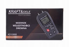 Miernik wilgotności drewna KD10888 kraft&dele wilgotnościomierz, tester wilgoci, kontrola suchości materiału, zasilanie
