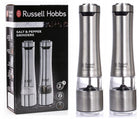 Młynek elektryczny Russell Hobbs 2x młynek elektryczny sól i pieprz srebrny 50 g metal mielenie przypraw