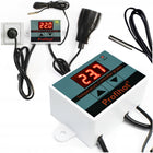 Termostat elektroniczny regulator temperatury z gniazdkiem i wtyczką 230V do pieca jedno- i dwufunkcyjnego, sterownik