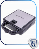 Gofrownica Opiekacz do Kanapek Toster Sandwich Grill Panini 3w1 1400W nominalna czarny