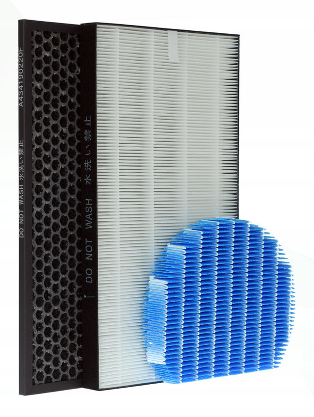 Zestaw filtrów do Sharp KC-D60EUW fz-d60hfe, fz-d60dfe fz-a61mfr wkłady wymienne, oczyszczacz powietrza