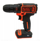 WIERTARKO-WKRĘTARKA AKUMULATOROWA 30NM 18V 2*1.5AH BDCDC18B BLACK+DECKER do wiercenia i wkręcania, silnik szczotkowy