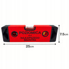 Poziomica na małpkę 100 ML prezent dla majstra budowlańca chłopaka urodziny gadżet budowlany, upominek na Dzień Ojca