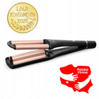 Falownica do włosów lokówka tradycyjna fale loki czarno-złota 100 w czarny