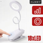 LAMPKA BIURKOWA LED RING ELASTYCZNA LAMPKA DO CZYTANIA LAMPA do łóżka ALOGY nocna, ściemniana, akumulatorowa, sieciowa