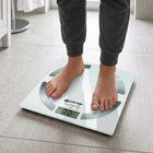 Waga Łazienkowa Elektroniczna Analityczna Łucznik 180kg BMI Biała + baterie biały