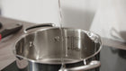 Garnek z pokrywą wysoki TEFAL Duetto 22cm indukcja 22 cm 6.1 l /Wzór stal nierdzewna