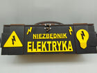 Prezent dla elektryka 18 30 40 50 60 70 urodz imieniny dla faceta karafka, stojak na alkohol, zestaw dekoracyjny