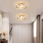 LAMPA SUFITOWA PLAFON LED ŻYRANDOL ZŁOTA NOWOCZESNA SALONU 3000K 20W 2250LM wisząca oprawa metalowa do jadalni