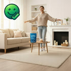 16X podkładki naklejki antypoślizgowe pod dywan wykładzinę nakładki zestaw stabilizujące do chodników, czarne 13 x 2,5