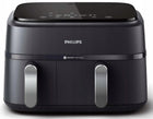 Frytkownica beztłuszczowa philips AirFryer Ovi Dual NA351/00 2750W 9l