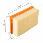 2xFILTR do karcher WD4 V20 WD5 V25 WD6 V30 premium MV4 MV5 KWD6 2.863-005.0 zamiennik 2 szt.