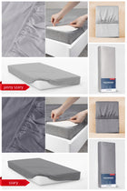 Prześcieradło z gumką 160x200 różne kolory na materac 25cm poliester, do łóżka, tekstylia sypialniane