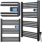 Grzejnik łazienkowy elektryczny ETW 500W drabinka ścienny +Termostat +Timer 540 mm 960 mm grzewcza czarny