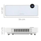 Kurtyna powietrzna GRZEJNIK ELEKTRYCZNY Climative GlassAir 2000W WiFi PILOT z nagrzewnicą elektryczną 2000 W