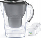 Dzbanek filtrujący Brita Marella 2,4 l czarny + 3 Maxtra Pro PP karafka z filtrem, do wody pitnej, 3 wymienne wkłady