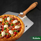 Łopata do pizzy perforowana szufla taca stal nierdzewna inox profesjonalna chleb, ciasta, wypieki, średnica 30,5 cm