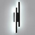 Kinkiet Ścienny Czarny Lampa LED 16W Nowoczesny do Salonu 6500K 1800lm oprawa na ścianę, metalowa, zimna barwa światła