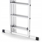 Drabina aluminiowa 3x9 wielofunkcyjna uniwersalna 150 kg baulich hak trójsegmentowa do prac remontowych wysokość