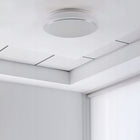 Plafon Lampa Sufitowa Natynkowa Okrągła Oprawa Panel 2x E27 Biała Bogdan do salonu, sypialni, przedpokoju, bez żarówek