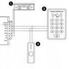 Kontroler zasilacz sterownik do zamka szyfrowego elektrozaczep 230V do 12V transformator napięcia, zasilanie systemu