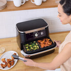 Frytkownica beztłuszczowa Ninja FlexDrawer 10,4 L AF500EUCYD tradycyjna 240 w srebrny/szary