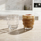 Szklanki do kawy Capuccino KROSNO Coffee Moments komplet zestaw 330 ml 4szt herbaciane, przezroczyste naczynia szklane