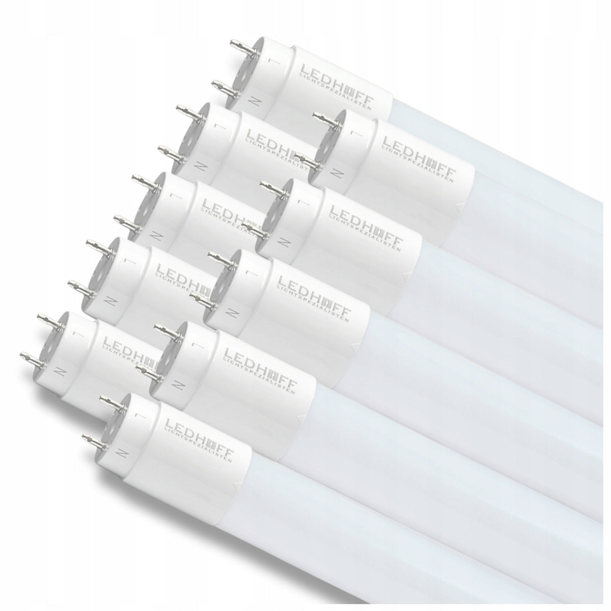 Świetlówka Jarzeniówka LED 18W T8 120cm 6500K zimna Mocna 1800lm x10szt. rurka liniowa G13, biała barwa światła do opraw