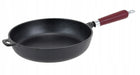 PATELNIA ŻELIWNA 28 cm Ciężka Głęboka odkręcana rączka INDUKCJA GAZ do piekarnika, na kuchenkę ceramiczną i