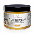 Farba do Beton architektoniczny tynk dekoracyjny fuga - metaliczna złota akrylowa do ścian, do zdobienia powierzchni