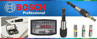 32-częściowy zestaw końcówek wkręcających bosch bity do wkrętarki, nasada 1/4 cala, długość 25 mm, HEX, PH, płaskie
