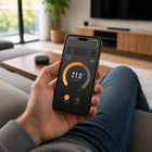 Grzejnik elektryczny konwektorowy ścienny łazienkowy WiFi EWE+ 2500W 1000 mm 435 mm grzewcza biały