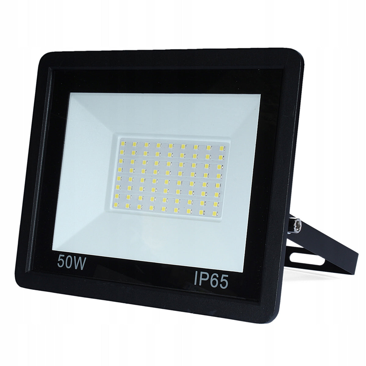 Naświetlacz halogen slim Lampa LED 50W reflektor zewnętrzny, 4500 lm, neutralna biel 4000 K, odporny na pył i strugi