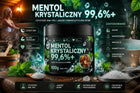 KRYSZTAŁKI MENTOL 100g PREMIUM Mentol Krystaliczny Mentol do sauny 0,1kg aromat do łaźni fińskiej, odświeżający zapach