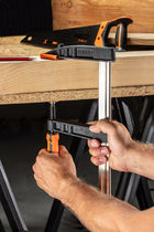 NEO TOOLS Ścisk stolarski 120 x 500 mm Zestaw 4 sztuki zacisk do drewna, docisk przy klejeniu i montażu, narzędzie