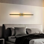 Kinkiet lampa ścienna LED złoty loft nowoczesny do salonu korytarza 8W 3000K oprawa aluminiowa, zintegrowane źródło