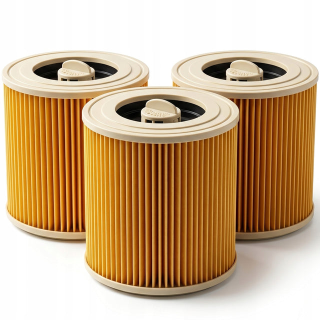 3x filtr do odkurzacza karcher WD3 WD2 SE4001 MV3 zestaw filtry powietrza wkład papierowy falisty, zamiennik