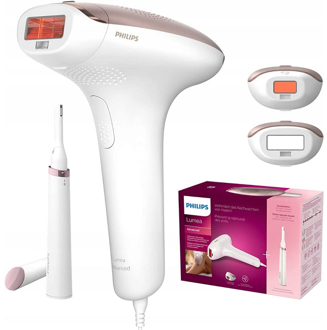 Depilator philips Lumea Advanced IPL BRI921/00 + Trymer Wbudowany filtr UV