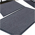 Wycieraczka pod drzwi zewnętrzna wewnętrzna gumowa wejściowa 60X90 CM mata do obuwia, czarna PVC tekstylna, grubość 6 mm