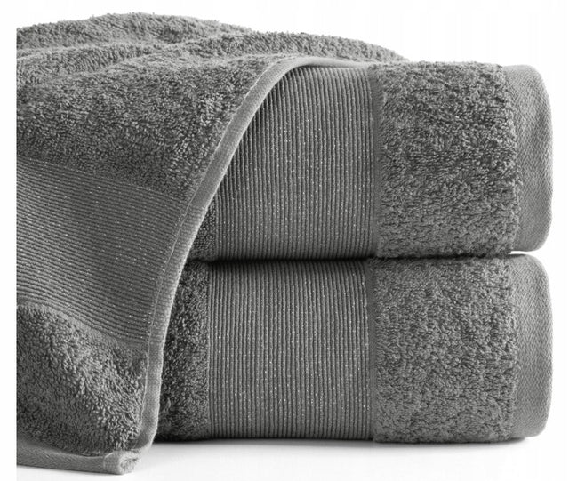 Ręcznik Bawełna Premium zoja 70x140 Eurofirany Hotel Spa 500gsm Stal szary