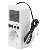 Termostat elektroniczny regulator temperatury gniazdo sieci 230V max. 3680W sterownik ogrzewania, czujnik cyfrowy, 16A