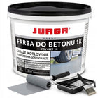 Jurga farba do betonu posadzki garażu mocna szara 3l powłoka poliuretanowa do podłóg użytkowych