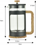 Zaparzacz Tłokowy do kawy herbaty 1000ml dzbanek French Press klausberg zaparzacz dzbanek 1000 ml szkło