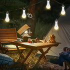 Żarówki LED 2 SZT E27 ładowalne USB pilot regulacja jasności kolor lampy do domu, ciepłe białe 380 lm, 9 w