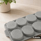 Forma do pieczenia bułek Blacha Silikonowa Perforowana non-stick 8 sztuk do wypieku pieczywa i bagietek, można myć w