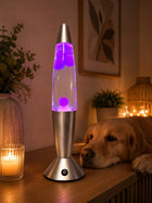 LAMPKA NOCNA LAMPA WODNA RELAKSUJĄCA Z WOSKIEM LAWA DZECIĘCA OZDOBNA RGB nocna, stołowa no nagrzewa się bezbarwny