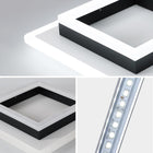 Lampa Sufitowa LED Plafon Czarny Kwadratowy Natynkowy 30W 6500K oprawa przysufitowa do wnętrz, zintegrowane źródło