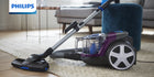 Odkurzacz bezworkowy tradycyjny 900W Philips PowerPro Compact FC9333/09 4.5 kg cyklonowy do sprzątania domu, lekki