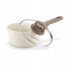 Rondel indukcja Ceramiczny Mały Garnek Kremowy Konighoffer Rosti 18cm 1,7 naczynie do gotowania, do sosów i małych